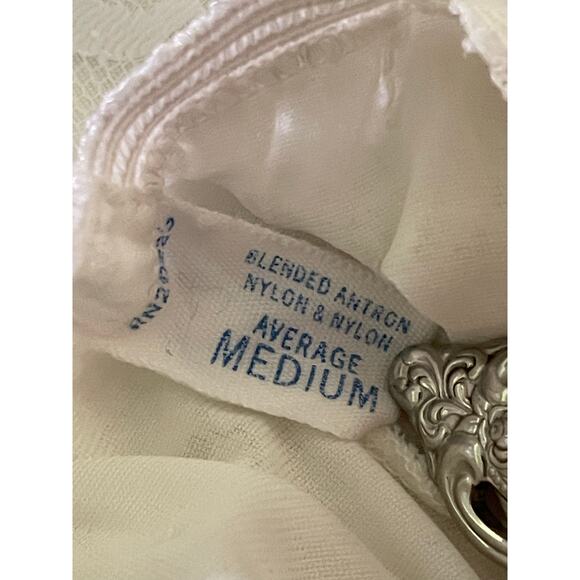 Vintage Charmode Ivory Lace Slip Skirt S/M - Picture 7 of 12